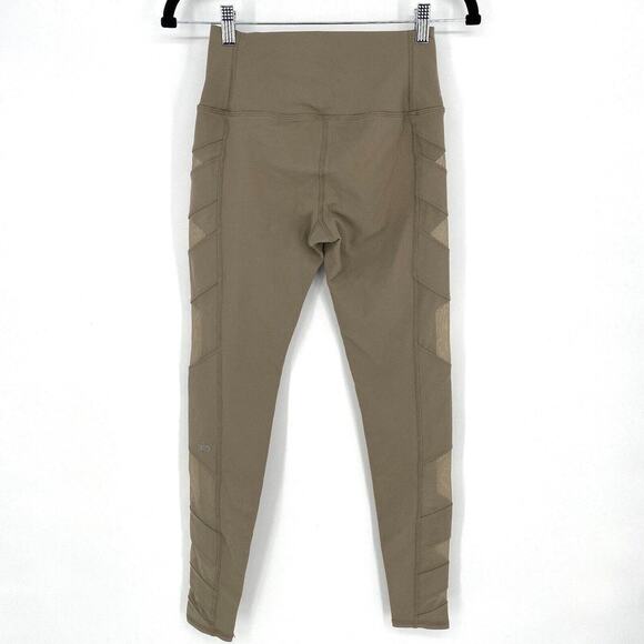Alo Leggings Vented High Rise Beige Women’s Size Small - Picture 2 of 9